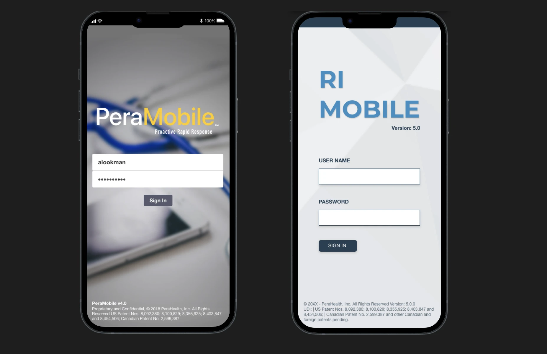 Rothman Index mobile app branding iteration showing redesigned alert badges with color and icon cues